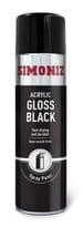 Simoniz Spray Paint - Gloss Black (Aerosol) - 500ml