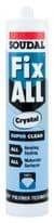 Soudal Fix All Super Strong Sealant/Adhesive - 290ml Cartridge Crystal Clear
