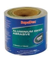 SupaDec Aluminium Oxide Roll - Coarse Grade, 60 Grit, 12m