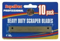 SupaDec Angled Scraper Blades - Pack of 10