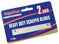SupaDec Angled Scraper Blades - Pack of 2