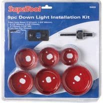 SupaTool Down Light Installation Kit - 9 Piece