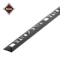 Tile Rite 8mm L Profile PVC Tile Trim - Black