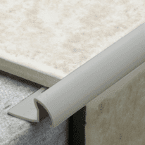 Tile Rite Grey PVC Tile Trim - 9.5mm x 2.44m