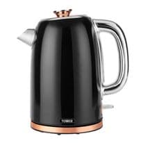Tower 1.7L Stainless Steel Kettle - Black & Rose Gold