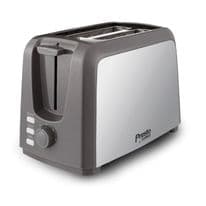Tower Presto 2 Slice Toaster - Polished Stainless Steel