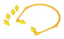 Vitrex Ear Caps with Foldable Headband - Yellow