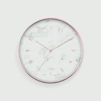 Webster Non Ticking Clock 30cm - Copper
