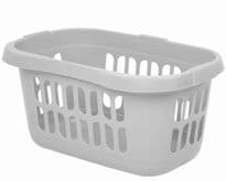Wham Upcycled Home Hipster Laundry Basket - Grey