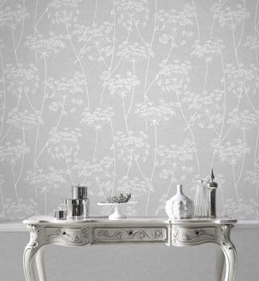 Graham and Brown Aura Grey  33-304 Wallpaper