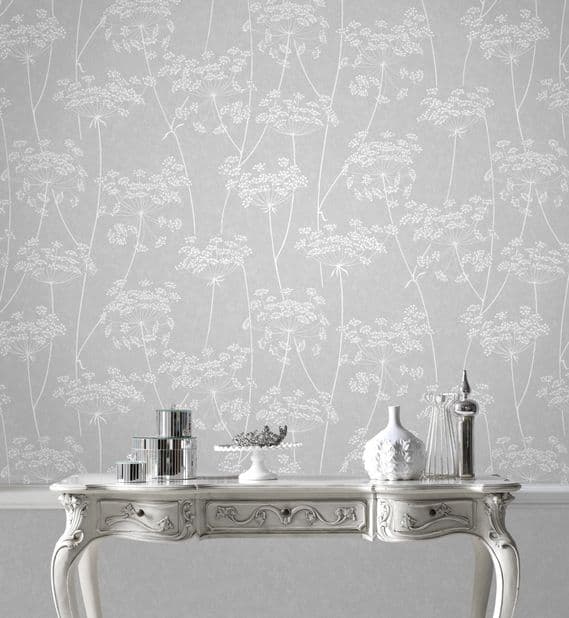 Graham and Brown Aura Grey  33-304 Wallpaper