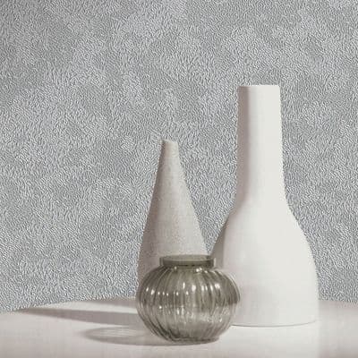 Holden Decor Sequins Silver 35620 Wallpaper