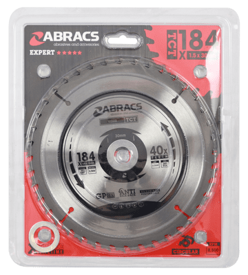 Abracs Circular Saw Blade - 184mm x 30mm x 40t 240v
