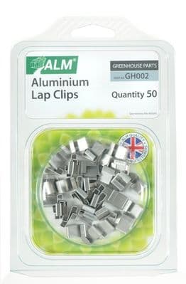 ALM Aluminium Lap Clips - Pack of 50