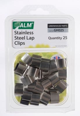 ALM Sprung Glazing Lap Clips - Stainless Steel