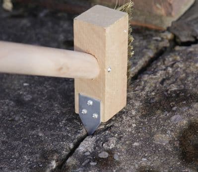 Ambassador Block Paving Brush - With Scraper