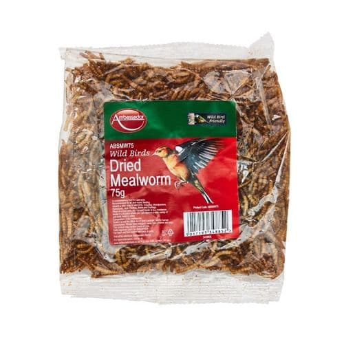 Ambassador Dried Mealworm - 75g
