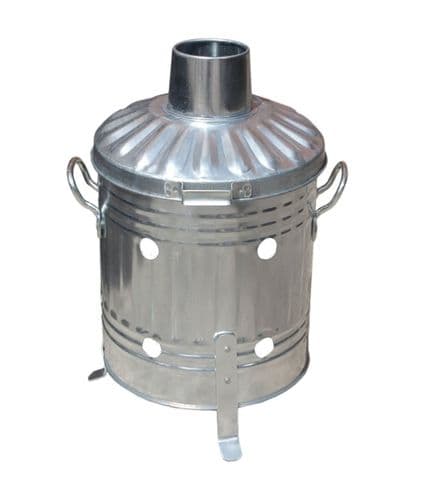 Ambassador Galvanised Mini Garden Incinerator - Tapered
