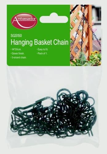 Ambassador Hanging Basket Chain - 14" Green