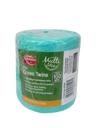 Ambassador Polypropylene Rot Proof Twine - 100gm/100m