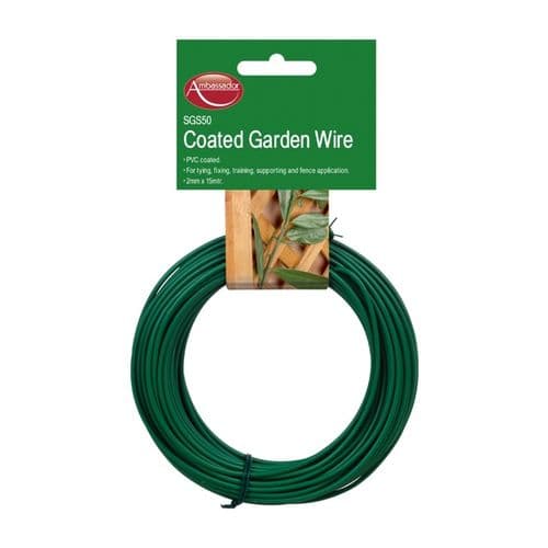 Ambassador PVC Coated Wire - 2mm x 15m