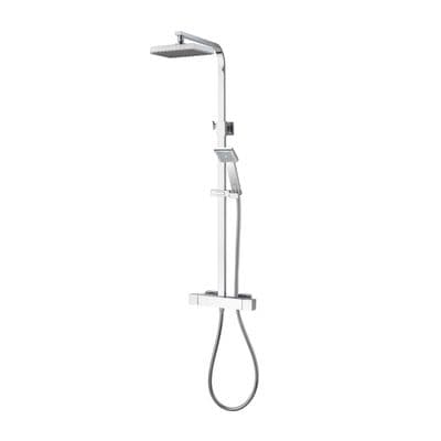 Aqualisa - Square Valve Dual Mixer Shower - Chrome