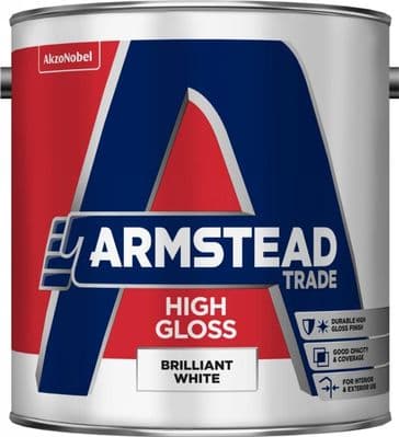 Armstead Trade High Gloss 2.5L - Brilliant White