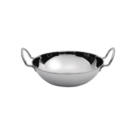 Basiks Stainless Steel Balti Dish - 17cm