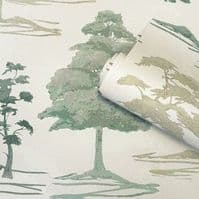 Belgravia - Carlotta Tree Sage/Cream - 9037