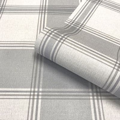 Belgravia Giorgio Check Silver/Cream 8105 Wallpaper