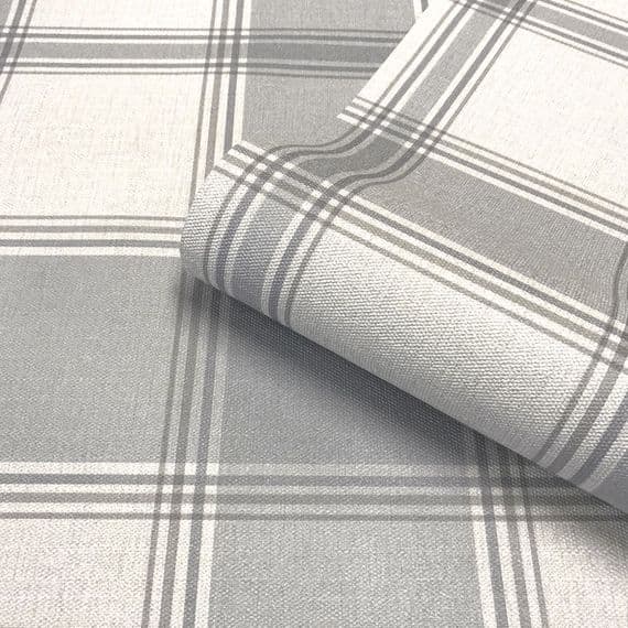 Belgravia Giorgio Check Silver/Cream 8105 Wallpaper