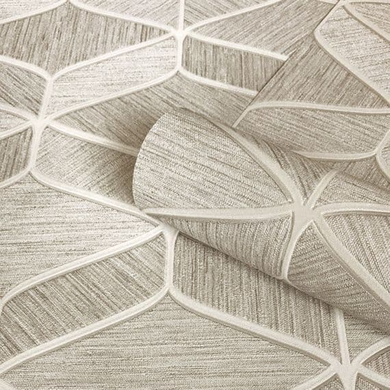 Belgravia Luciano Geometric Soft Beige 3853 Wallpaper