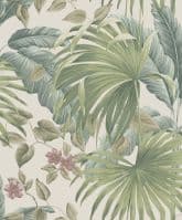 Belgravia Retreat Floral Leaf Pink 54447 Wallpaper