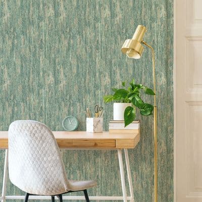 Belgravia Retreat Texture Teal 54451 Wallpaper
