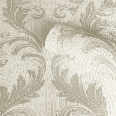 Belgravia (Zambaiti Parati) - Tiffany Scroll - Cream - 41324 (DISC)