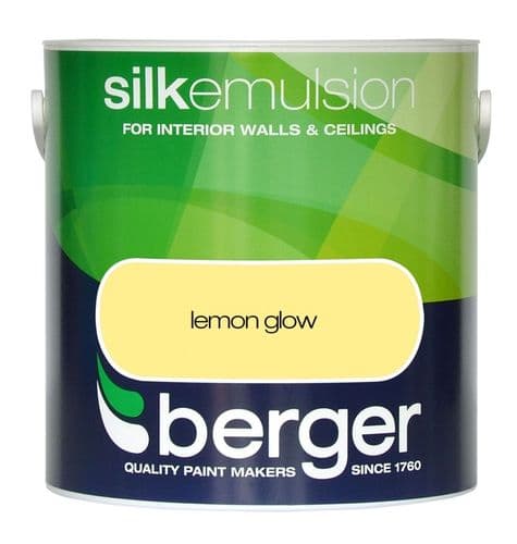 Berger Silk Emulsion 2.5L - Lemon Glow