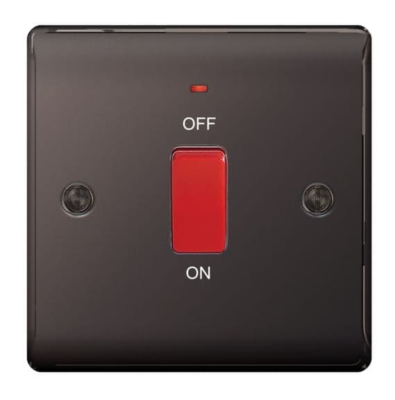 BG Metal Black Nickel Dp Switch Neon Sp - 45a