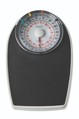 Blue Canyon Doctors Style Mechanical Bathroom Scale - White/Black