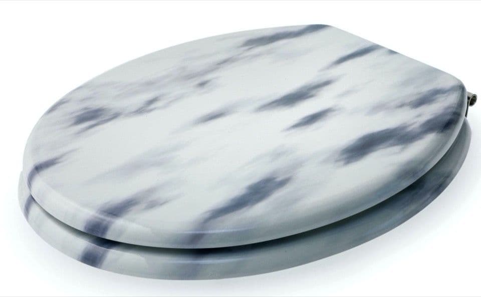 Blue Canyon MDF Toilet Seat Marble Effect