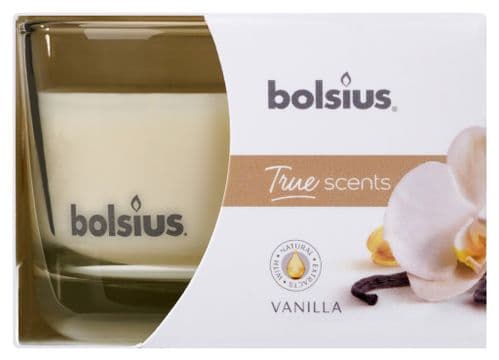 Bolsius Fragranced Candle In A Glass - Vanilla