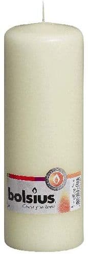 Bolsius Pillar Candle - 200mm x 70mm Ivory