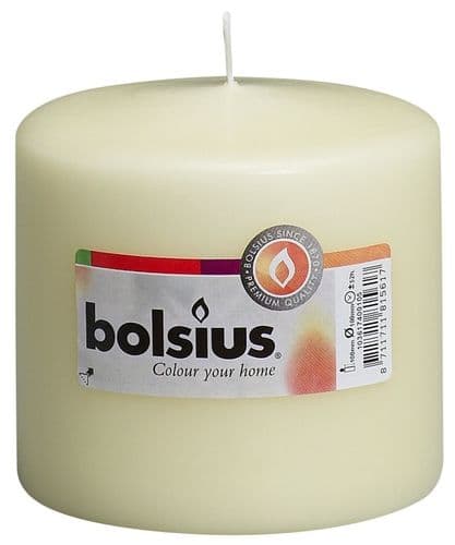 Bolsius Pillar Candle Single 100mm - Ivory