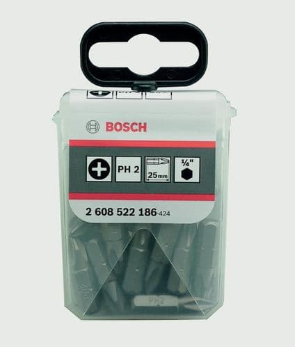 Bosch PH2 Screwdriver Bit Set - 25 Pack