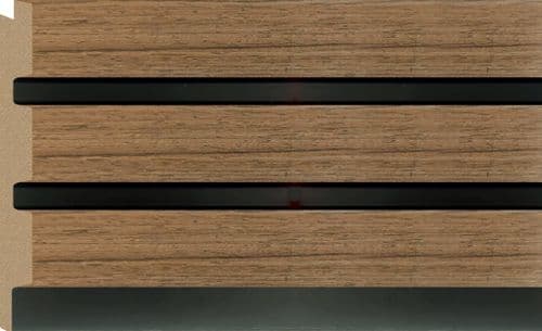 Bosco 3D Wall Panel 300mm x 12mm x 2.6m - Natural Oak