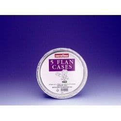 Caroline Foil Flan Case - 8" Pack 6