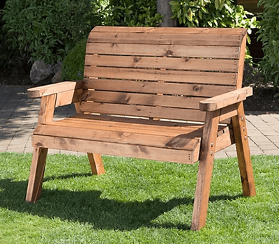 Charles Taylor - 2 Seater Wooden Bench