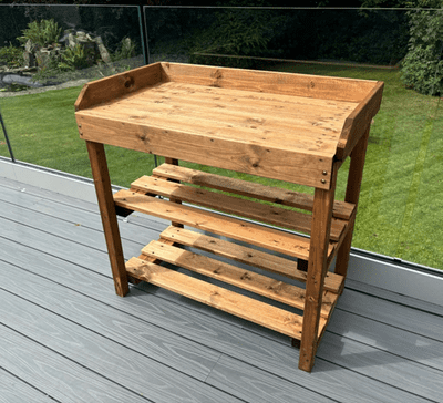Charles Taylor - Wooden Potting Utility Table - Large