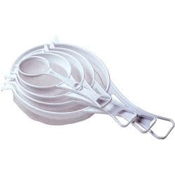 Chef Aid Strainer White Plastic Strainer, Nylon Mesh - 15cm