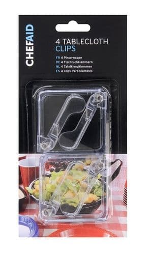 Chef Aid Table Cloth Clips - Pack 4