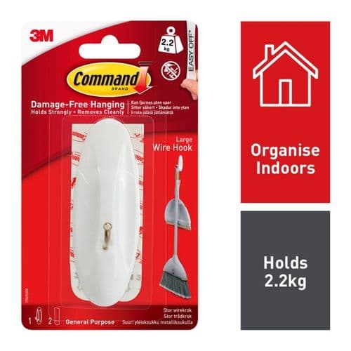 Command™ Wire Hooks - Large